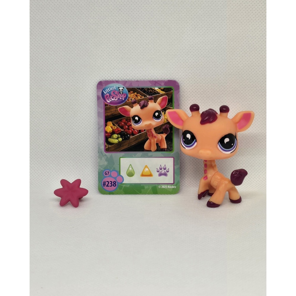 GIRAFFE#G7 #238 - Authentic Littlest Pet Shop - Hasbro LPS